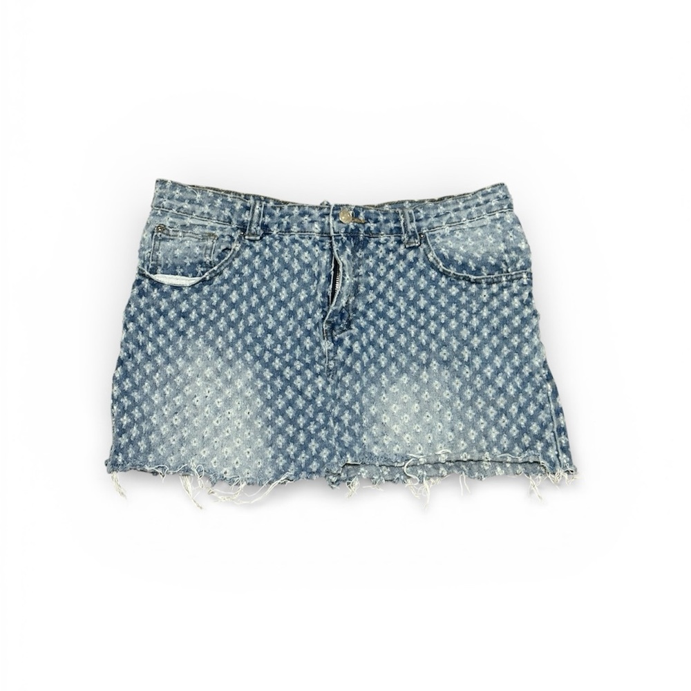 Jaded London Blue Mini Skirt
